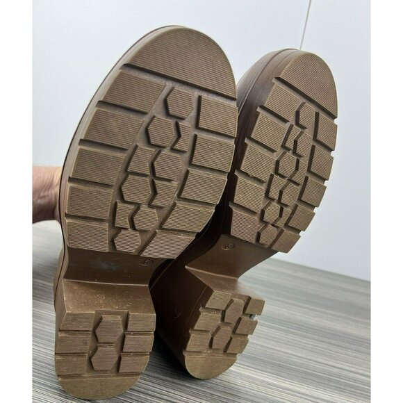 Limelight Womens Boot Size 8 Jazzie Brown Lace Up Zipper Platform Boots Shoe Y2K - Picture 10 of 10